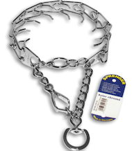 Have Chrome Pinch Collar w/h Quick Release-Doberman training