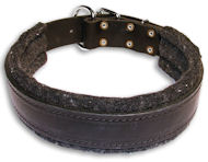 Adjustable Doberman Black dog collar 18 inch/18'' collar - C24
