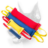 Doberman Dog Professional Training Set of French Linen Tugs + One Tug as a Gift (Value $7.90) Doberman Dog Professional Training Set of French Linen Tugs + One Tug as a Gift (Value $7.90)