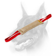 Doberman Dog Jute Bite Training Tug with Two Handles Doberman Dog Jute Bite Training Tug with Two Handles