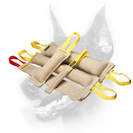 Doberman Dog Jute Training Set of 4 Bite Tugs + Bite Rag for FREE Doberman Dog Jute Training Set of 4 Bite Tugs + Bite Rag for FREE