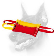 Doberman Puppy Set of 2 Reliable Tugs Made of French Linen Doberman Puppy Set of 2 Reliable Tugs Made of French Linen