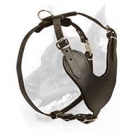 Heavy Duty Educative Leather Dog Harness-Modern Universal Training Doberman Harness Heavy Duty Educative Leather Dog Harness-Modern Universal Training Doberman Harness