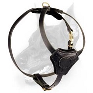 Doberman Puppy Leather Padded Harness Doberman Puppy Leather Padded Harness
