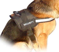 Adjustable Nylon Patrol Harness for Doberman