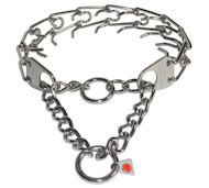 Large Herm Sprenger Steel Force Pinch Collars 20" for Doberman