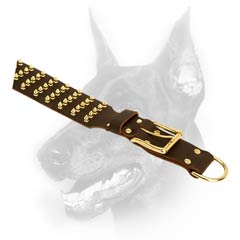 Widest leather dog collar