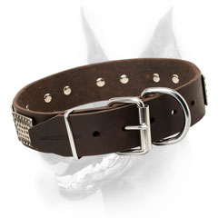 Doberman Leather Collar for Perfect fit