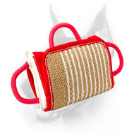 Training Dog Pillow with Jute Cover and Handles Training Dog Pillow with Jute Cover and Handles