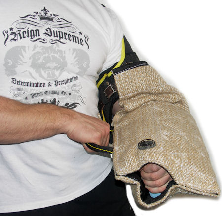 jute puppy sleeve with sholder