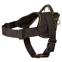 Nylon multi-purpose dog harness for tracking/pulling-Doberman