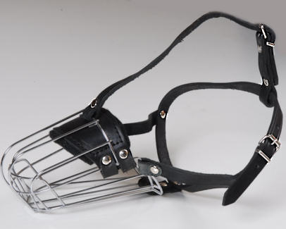 Wire basket dog muzzle for Doberman Pinscher- Dobermann Pinscher
