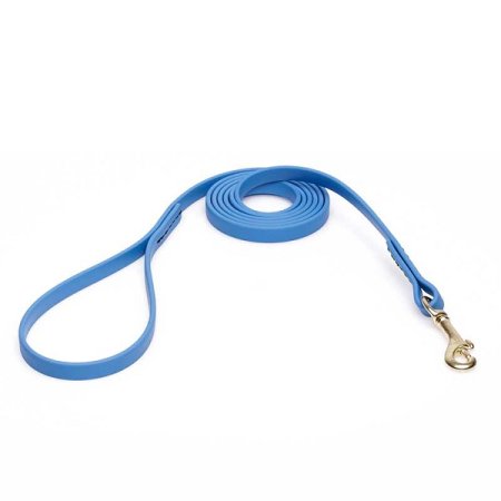 Amazing Blue Biothane Doberman Leash for Walking, Tracking