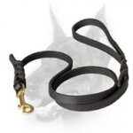 Doberman Dog Handcrafted Leather Leash for Walking/Shows