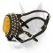 Royal Spiked Leather Dog Muzzle for Doberman