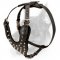 Luxury Studded Leather Dog Harness-Designer Strongest Doberman Harness