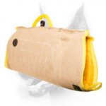 Young Doberman Training Bite Sleeve of Natural Jute