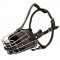 'No Mash' Beautiful and Ergonomic Wire Basket Muzzle with Padding for Doberman