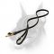 Multifunctional Leather Doberman Dog Leash with a Floating Ring