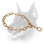 Doberman Dog Choke Chain Curogan Collar