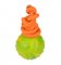 Doberman Dog K9 Ball with Rope - 2 1/3 inch (6 cm) - Medium