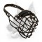 Doberman Wire Dog Muzzle for Winter with Rubber Cover