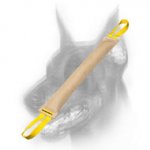 Doberman Dog Training Jute Bite Tug with Two Nylon Handles