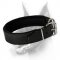 Padded Leather Dog Collar with Thick Felt