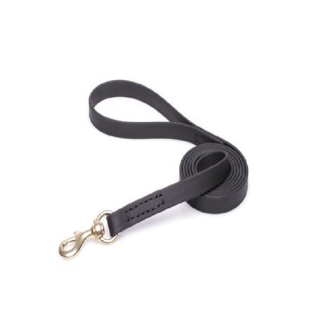 Black Waterproof Doberman Leash Made of Biothane