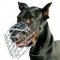 'The Silencer' Wire Basket Muzzle for Dobermans - Cage Dog Muzzle