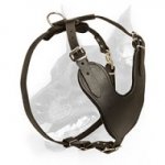 Heavy Duty Educative Leather Dog Harness-Modern Universal Training Doberman Harness