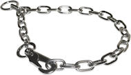 3mm Chrome Fur Saver Collar/Choke Chain Collar with SNAP HOOK