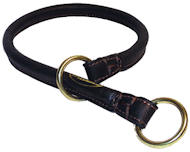 Selling Rolled Leather Dog Collar/Choke Collar for Doberman