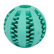 Better Dental Hygiene Rubber Blue Colored Ball for Doberman (2 inches) - Small