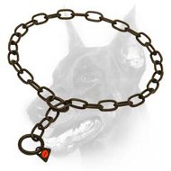 Doberman Dog Stainless Steel Fur Saver in Black