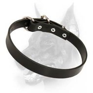 Hot Sale Leather Dog Collar-Walking/Training Doberman Collar