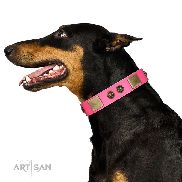Fine quality dog collar created for your attractive four-legged friend