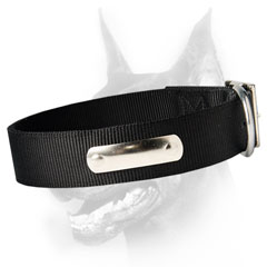 Demandable nylon dog collar