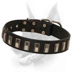 Fashion leather dog collar