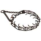 Strong Herm Sprenger Doberman Pinch Prong Collar of Black Stainless Steel - 2.25 mm (1/11 inch)
