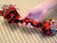 2-Knot Fiber Bone to Keep Teeth Clean And Tartar Free!