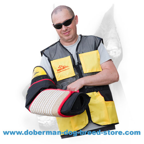 Doberman Dog Intermediate Bite Sleeve with Shoulder Protector