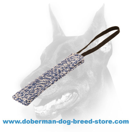 Strong and Tough Dog Bite Tug with One Handle
