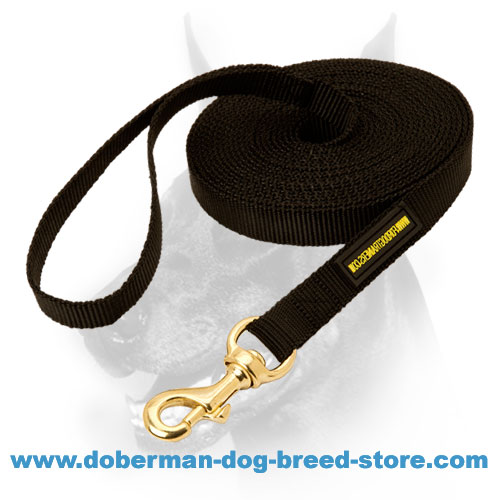 Doberman Dog Extra Strong Nylon Leash for Tracking/Walking