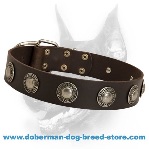 Designed Conchos for Leather Belts, Dog Collars or Other Leather Goods