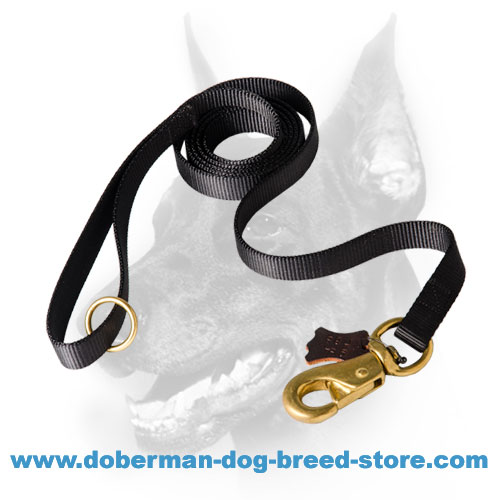 All-weather Nylon Doberman Dog Leash for Extreme Walking