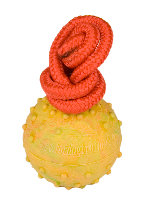 Doberman Dog Unique Rubber Ball on a String 2 1/3 inches (6 cm)