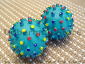 Crazy Color Rubber Ball Makes Sound te200