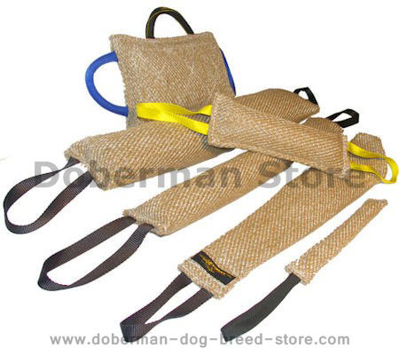 Doberman Training supplies jute bite tugs set